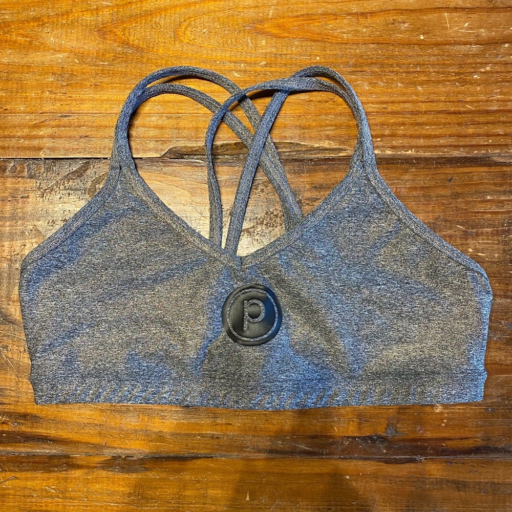 pure barre branded bra
